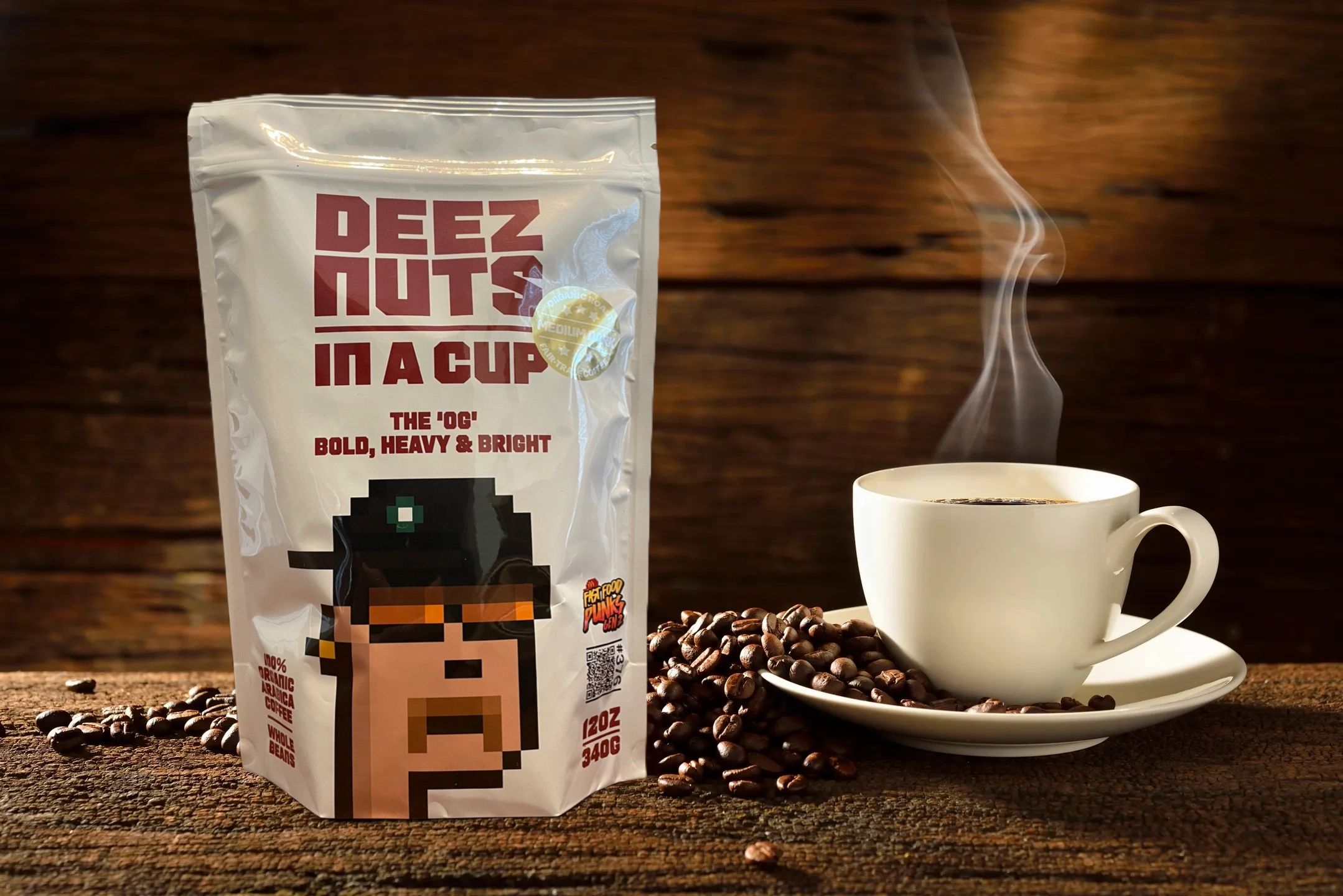 Deez Nuts In A Cup Coffee Beans, Coffee